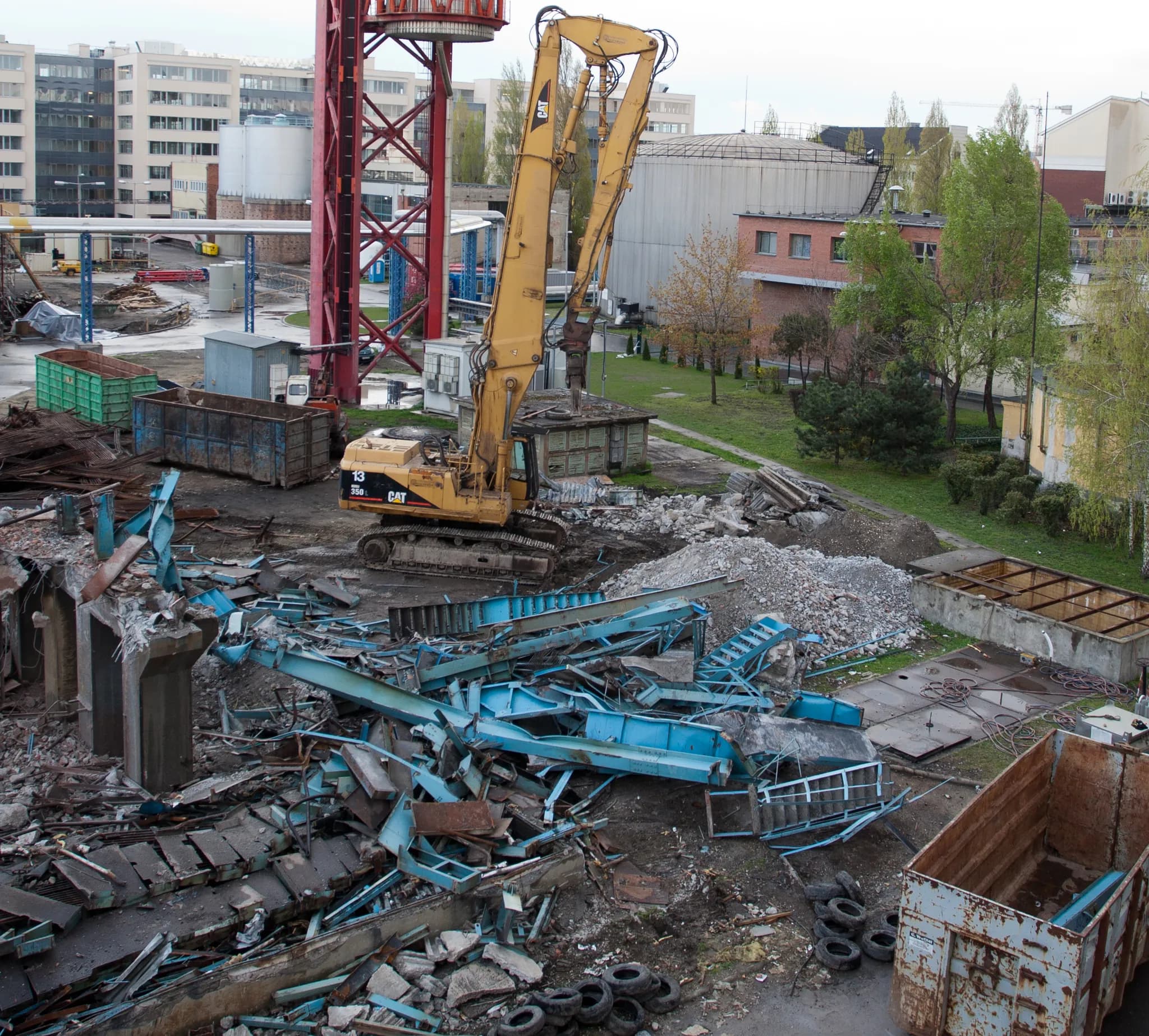 2008 – Budapesti Erőmű kazán bontása