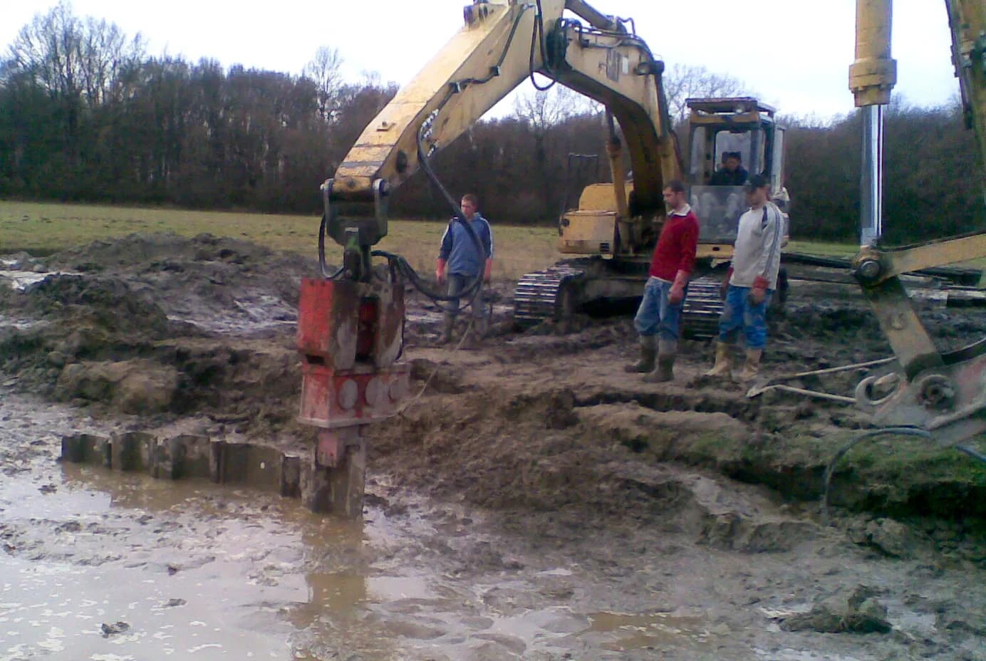 2014 – Barátság I. DN 450 kőolajvezeték kiváltó rekonstrukció földmunkái