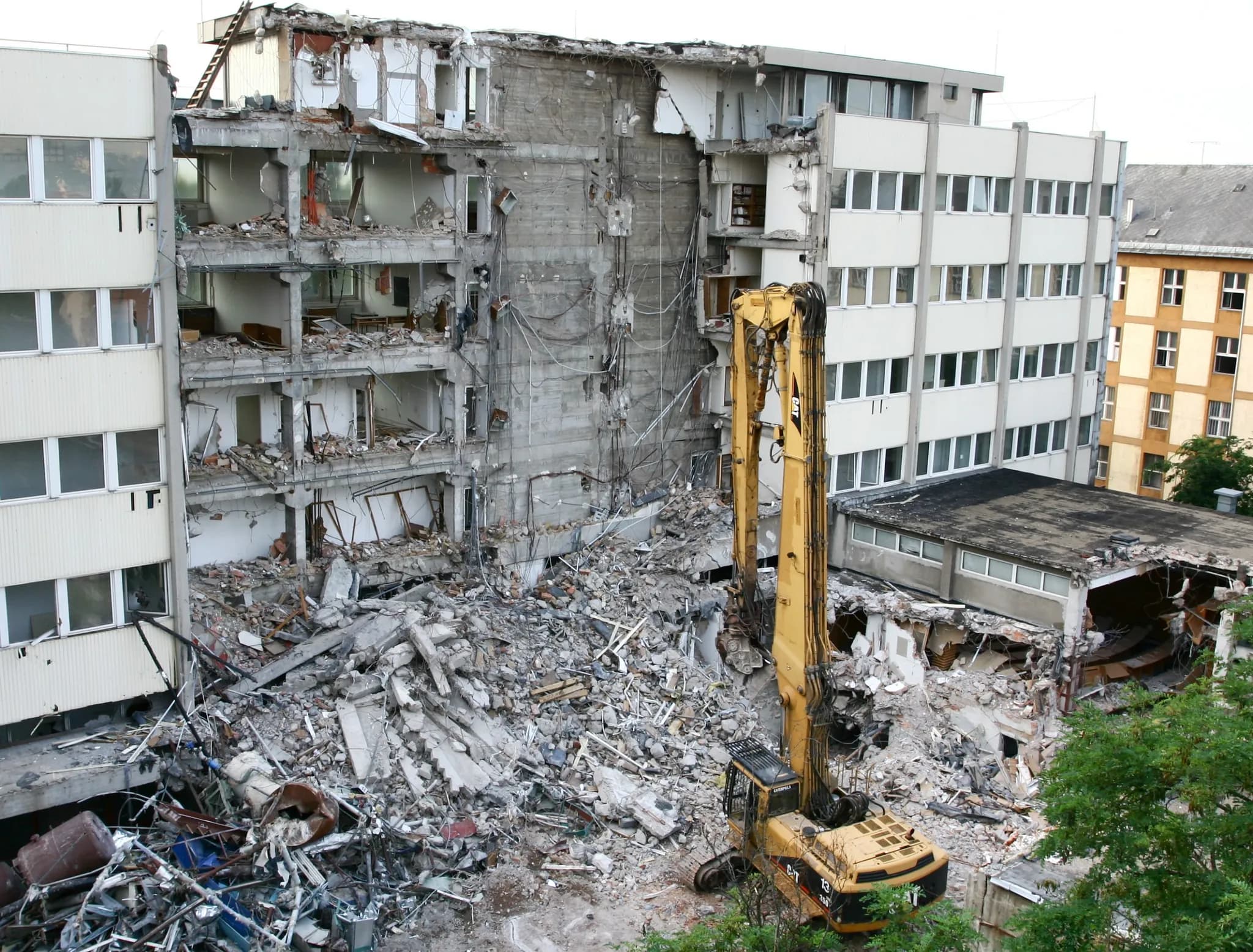 2008 – Corvinus Egyetem épületeinek bontása