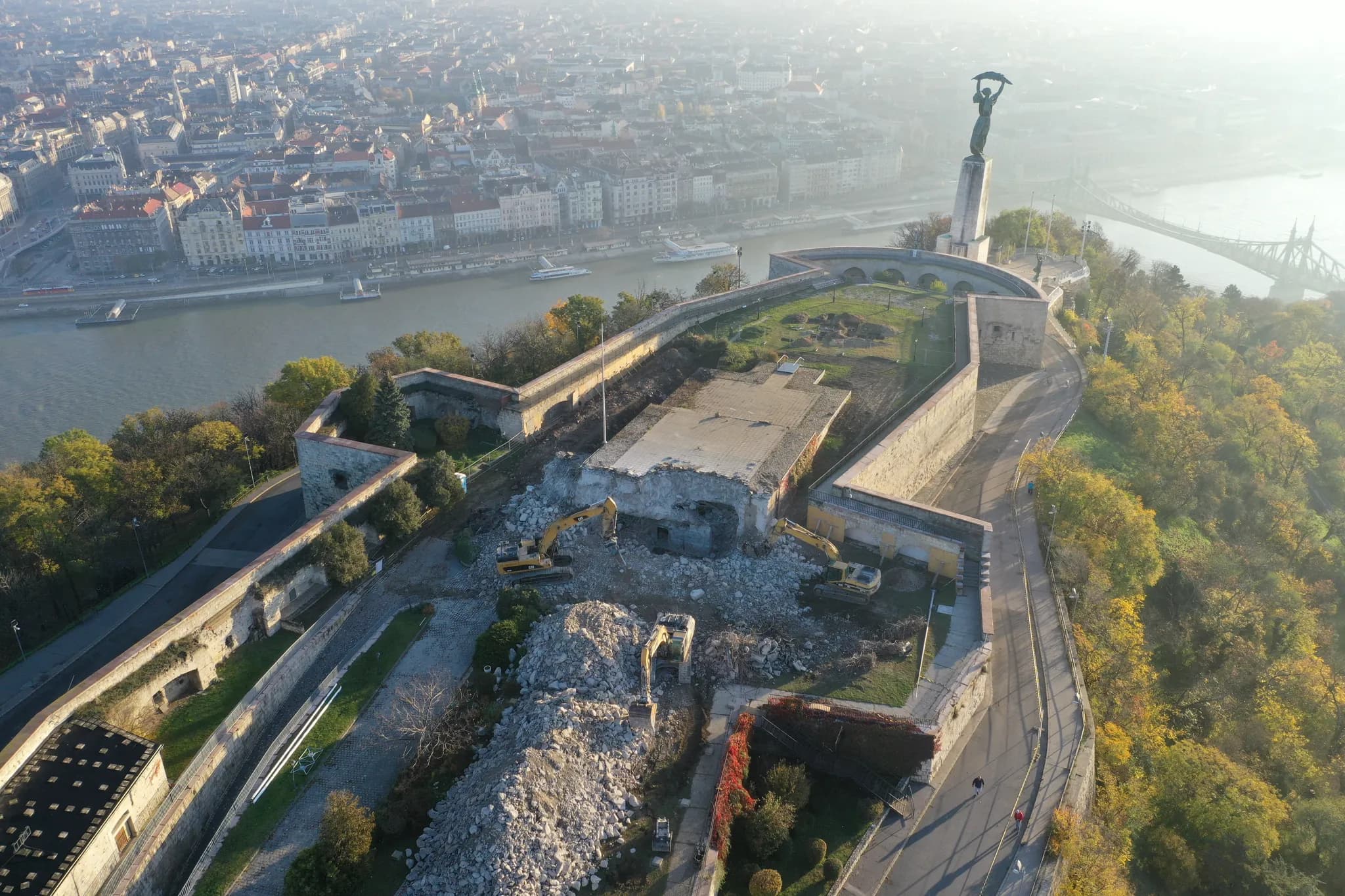 2021-  Citadella betonbunker bontása