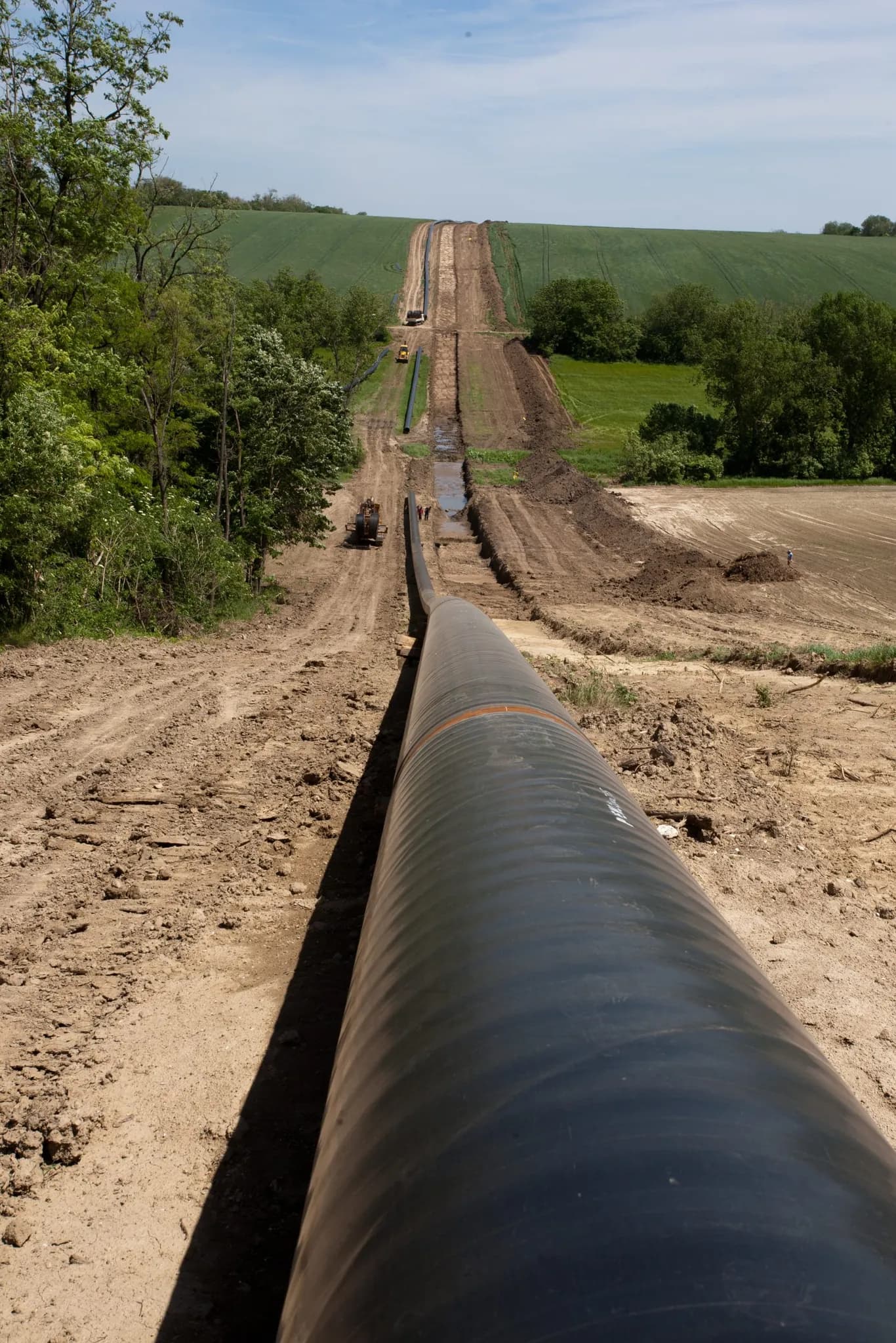 2011 – Horvát tranzit Városföld-Bátmonostor-Drávaszerdahely DN 800 gázvezeték földmunkái