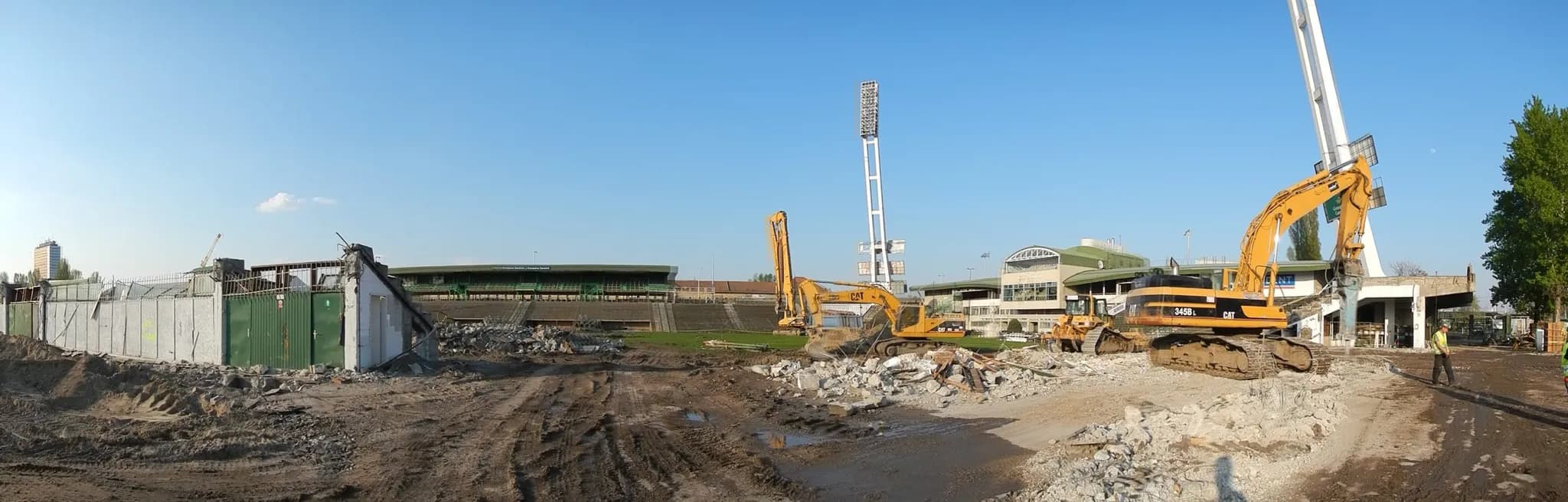 2013 – Ferencvárosi Albert Stadion bontása