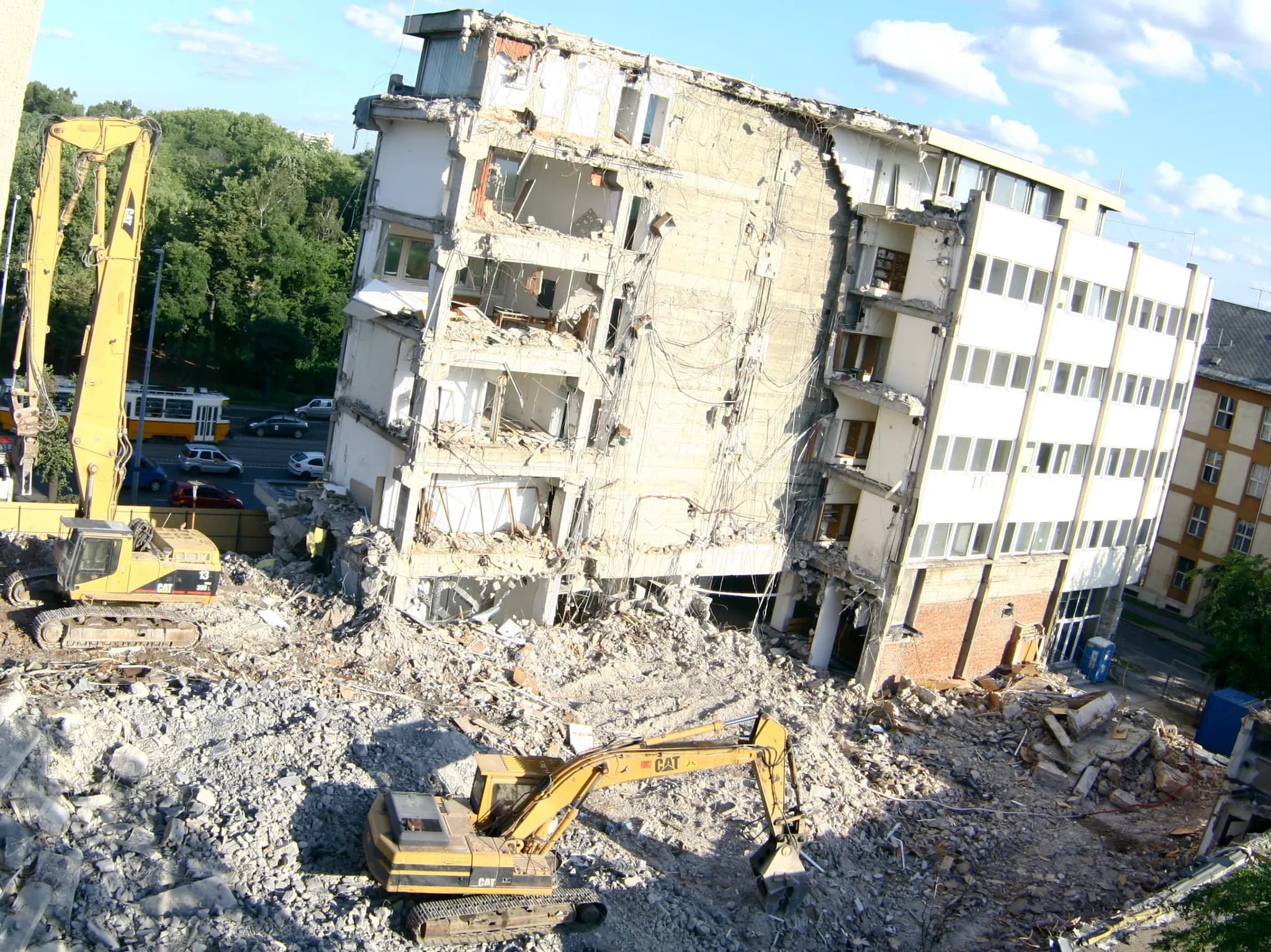2008 – Corvinus Egyetem épületeinek bontása