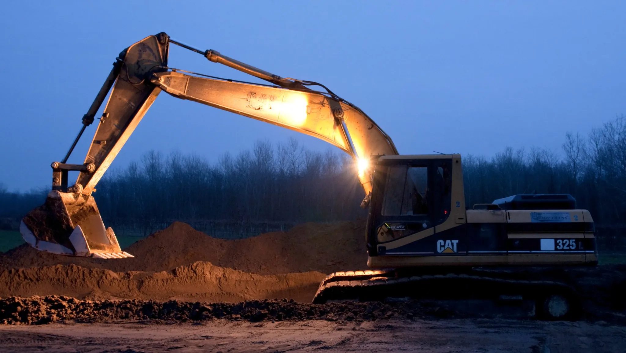 2008 – MOL gázvezeték Országhatár-Beregdaróc-Hajdúszoboszló DN 1000 DN 1400 földmunkái