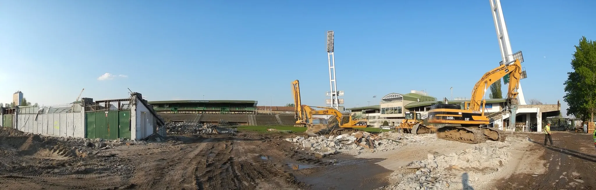 2013 – Ferencvárosi Albert Stadion bontása