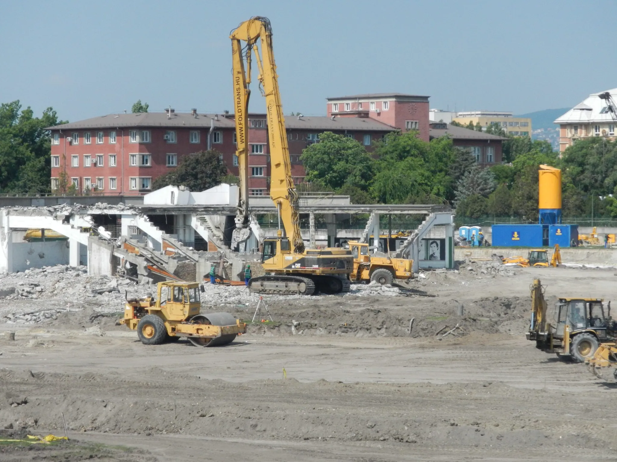 2013 – Ferencvárosi Albert Stadion bontása